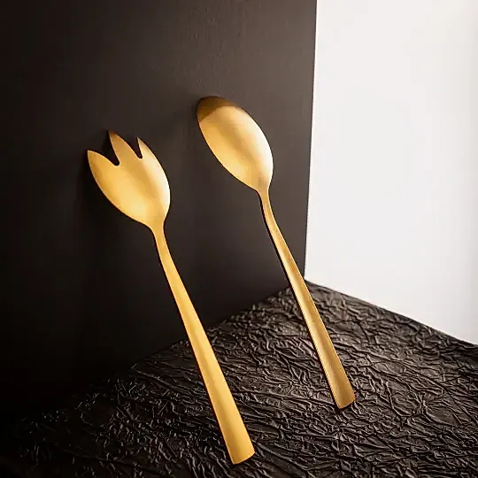 photo de couverts gold. photographe produit packshot casablanca maroc